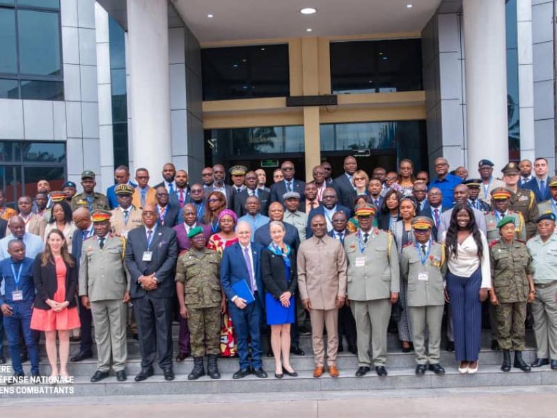 Les participants à l'atelier international ouvert par le VPM Guy KABOMBO MUADIAMVITA ce mardi 10 mars au CHESD