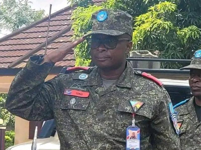 Le général-major Kakule Somo Évariste, Gouverneur militaire du Nord-Kivu