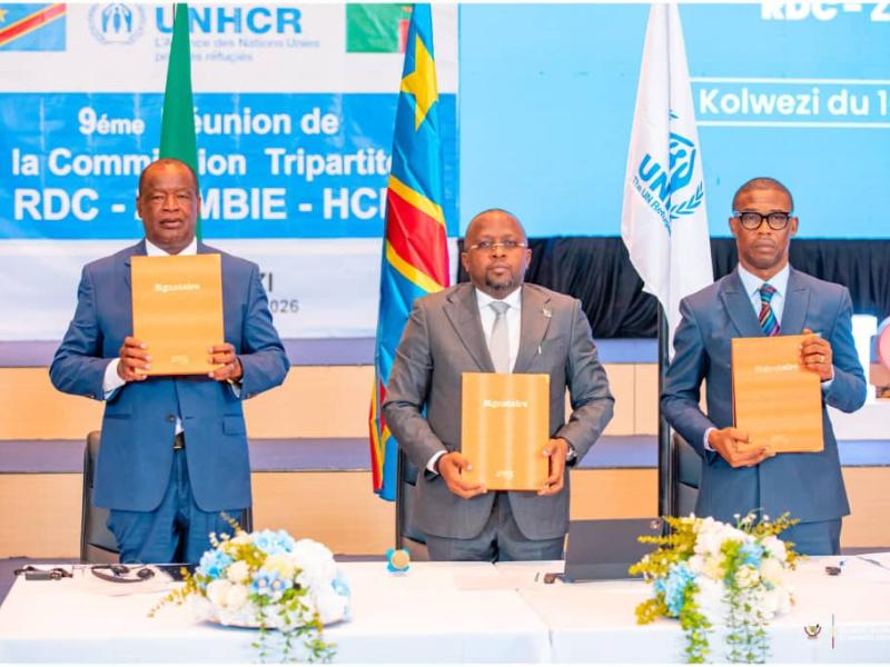 La RDC, la Zambie et le HCR actent la reprise du rapatriement volontaire des réfugiés congolais