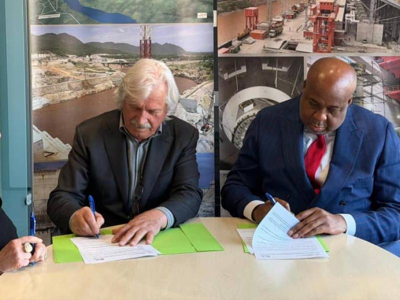 Le ministre Aimé Molendo Sakombi à Milan pour relancer les études du barrage hydroélectrique Pioka-Tombe [photo d’illustration]