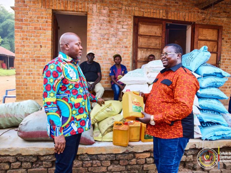 Le gouverneur Bakomito au petit séminaire de Rungu. [Photo d'illustration]