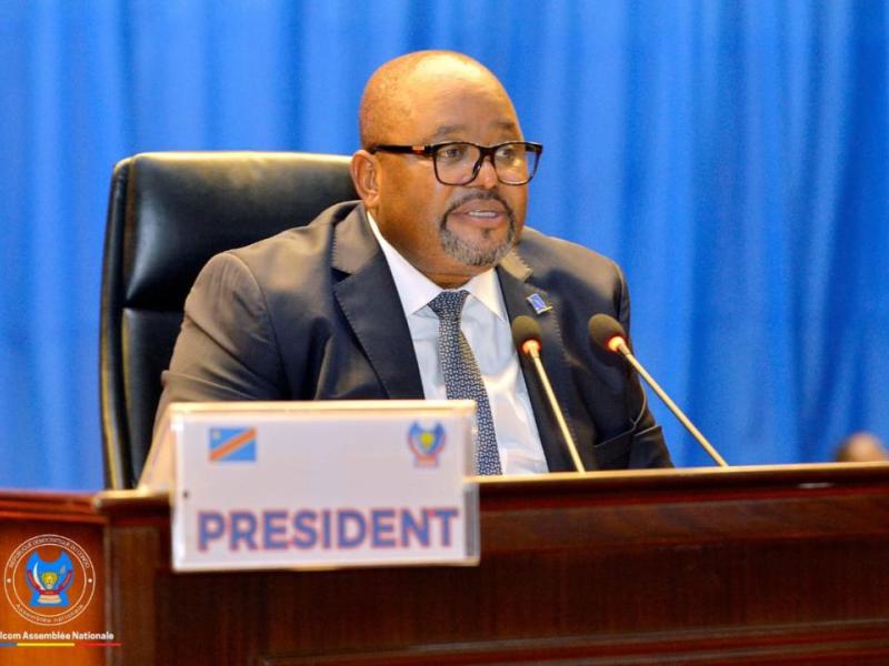 Le président de l'Assemblée Aimé Boji [photo d'illustration]