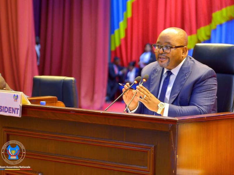 Le président de l'Assemblée Aimé Boji [photo d'illustration]