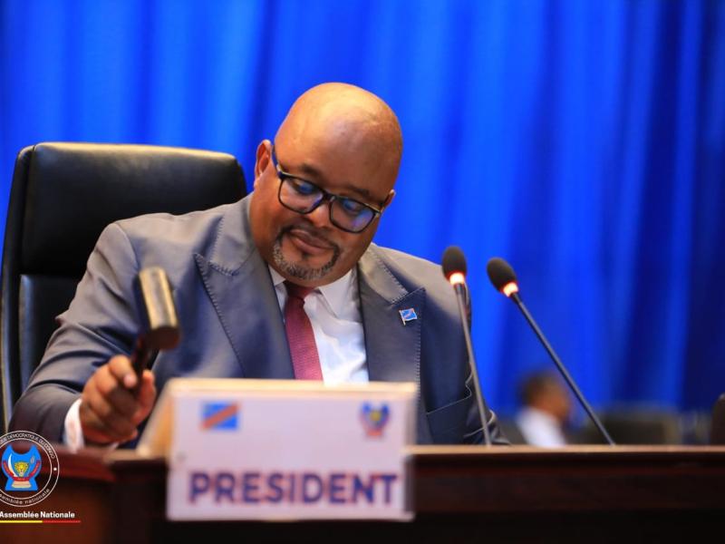 Le président de l'Assemblée Aimé Boji [photo d'illustration]
