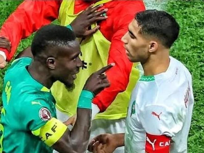 Le capitaine Sénégalais Idrissa Gana Gueye, et celui du Maroc Achraf Hakimi lors de la finale de la CAN 2025. [Photo d'illustration]