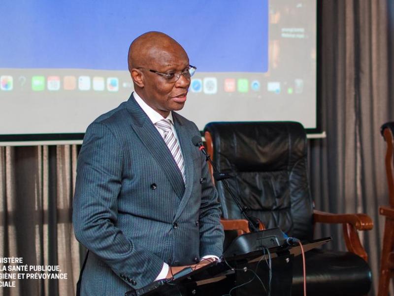 Docteur Roger Kamba, ministre de la Santé, Hygiène et Prévoyance sociale