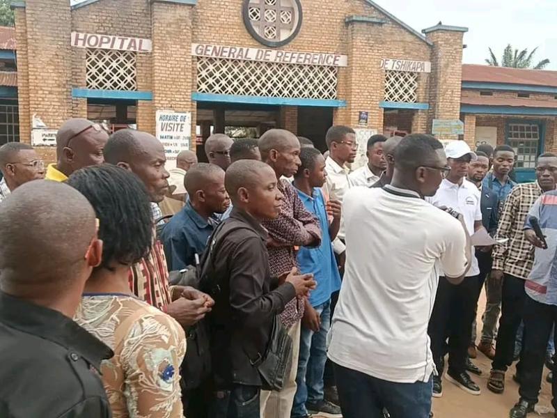 les agents et cadres du secteur public de la santé en grève générale à tshikapa