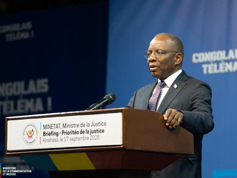 Le ministre de la justice Guillaume Ngefa [photo d'illustration]