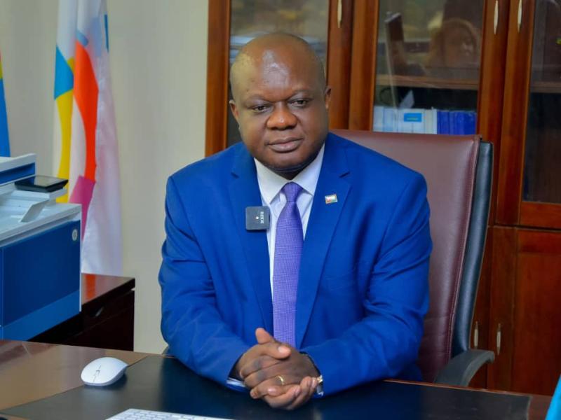 Le ministre délégué en charge de la Francophonie et de la diaspora congolaise Crispin Mbadu [photo d'illustration]