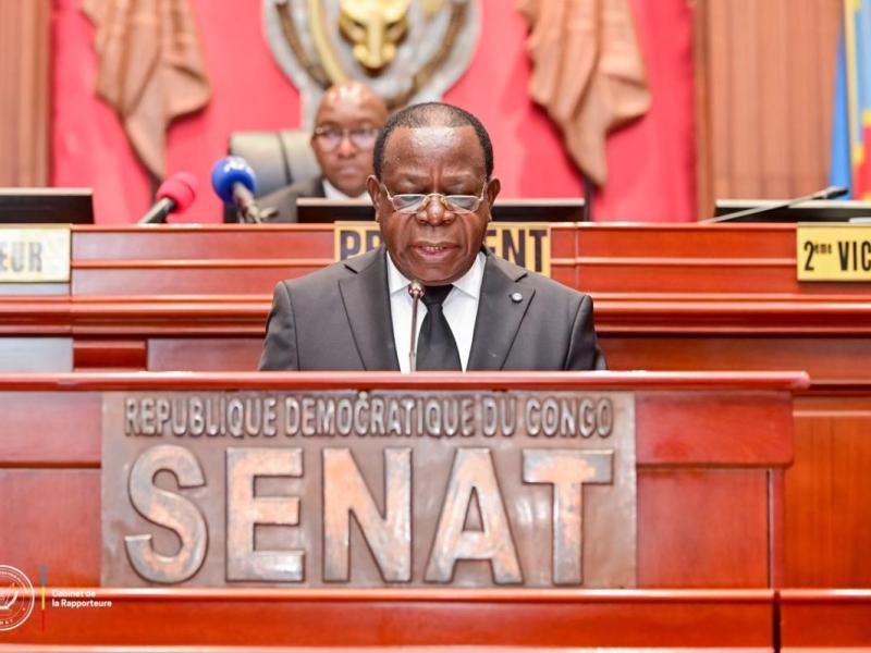 Modeste Bahati Lukwebo, sénateur et ancien deuxième vice-président du Sénat congolais