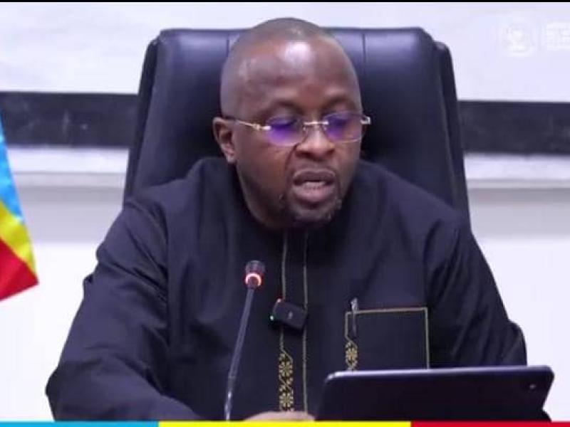 Le VPM de l'Interieur Jacquemain Shabani Lukoo