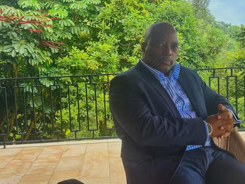 L'ancien Président de la République démocratique du Congo Joseph Kabila, à Goma [photo d'illustration]