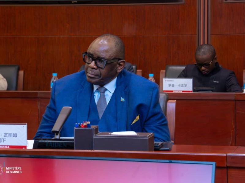 Le ministre des Mines Louis  kabamba [ photo d'illustration]