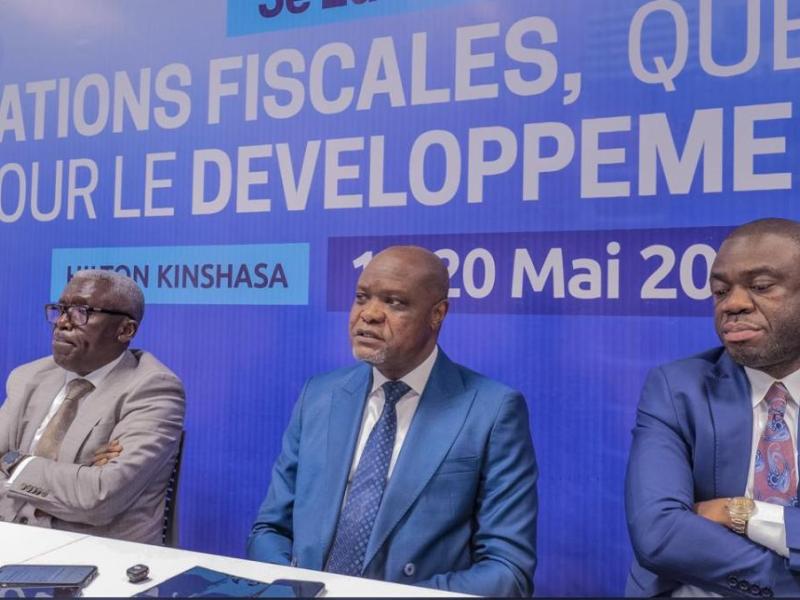 Dieudonné Ntumba Kasonga, conseiller fiscal au ministère des Finances, participant au lancement des travaux préparatoires de la troisième édition du Forum « DRC Tax Masolo »