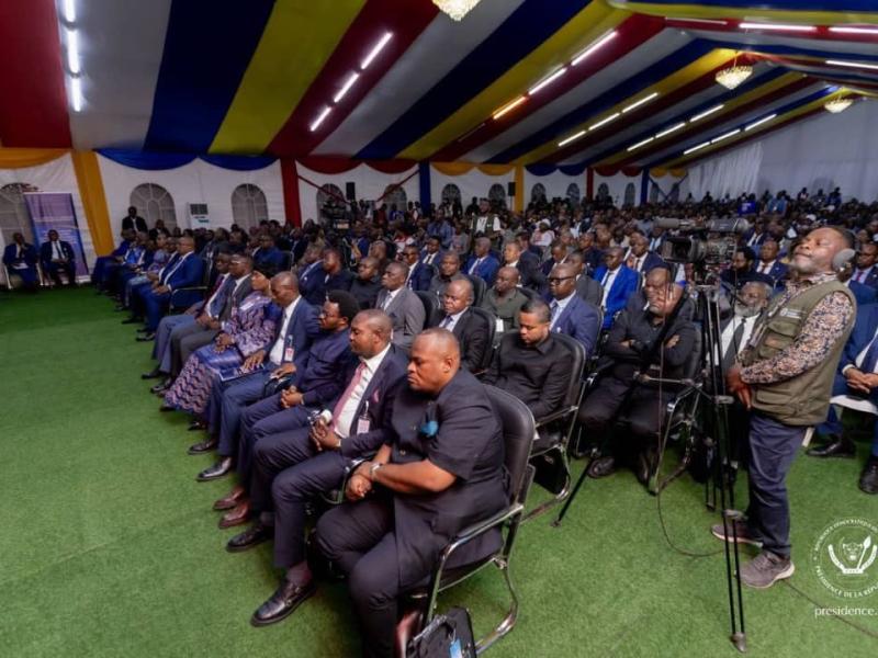 Les chefs des exécutifs provinciaux de la RDC lors de l’ouverture de la 13ème Conférence des Gouverneurs à Bandundu-ville