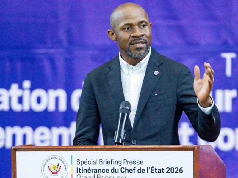 Le porte-parole du Gouvernement, Patrick Muyaya