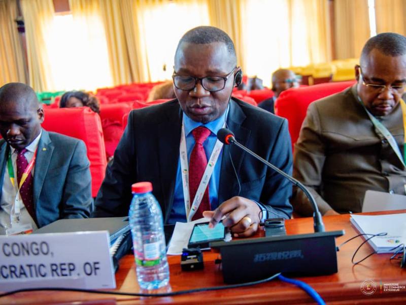 Le ministre congolais du Commerce extérieur, Julien Paluku