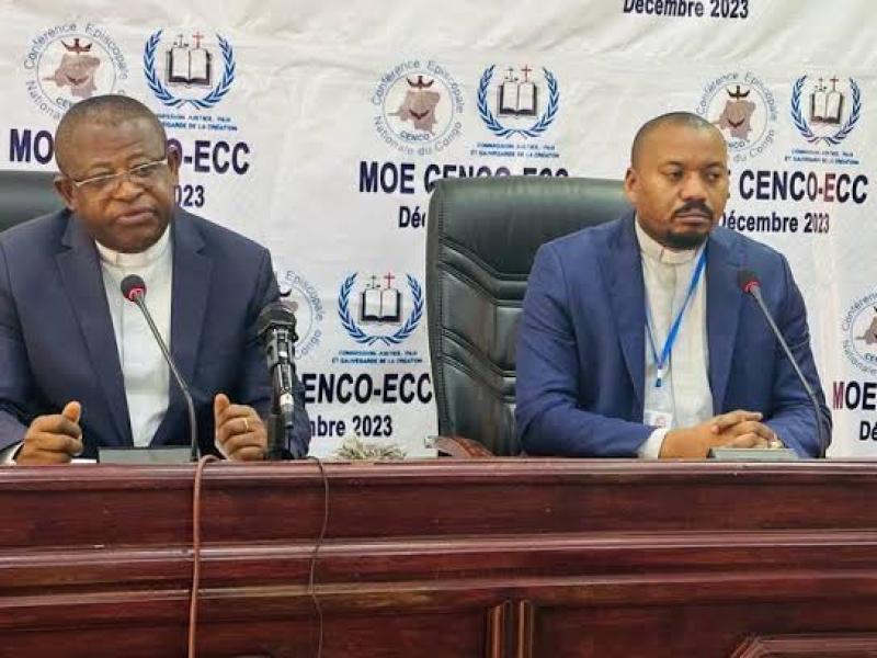 Les représentants de la Conférence Épiscopale Nationale du Congo (CENCO) et l’Église du Christ au Congo (ECC)