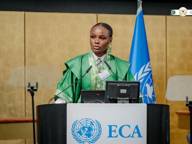Euphrasie KAYEMBE, l'une des représentants de la jeunesse congolaise à l'ONU