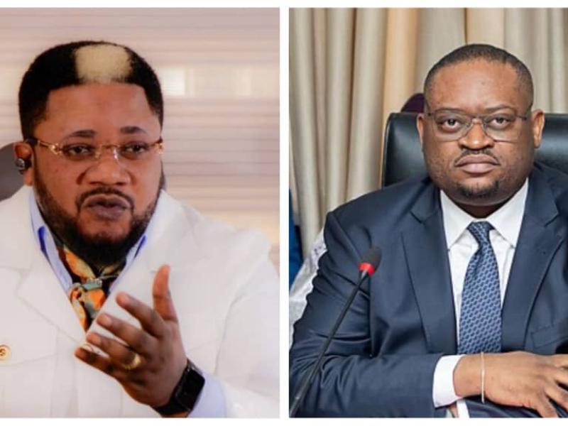 Thierry Monsenepwo à gauche et le ministre Doudou Fwamba à droite [photo d’illustration]