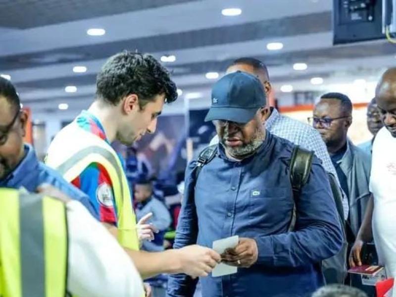 Quelques supporters de de la RDC lors du départ pour le Mexique. [Photo d'illustration]