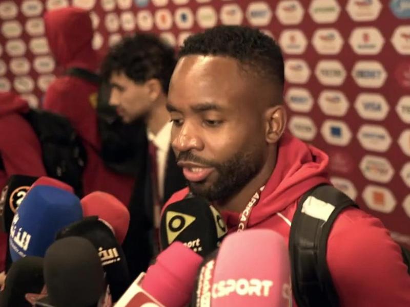 Cédric BAKAMBU lors d'une interview après un match avec les léopards [photo d'illustration]