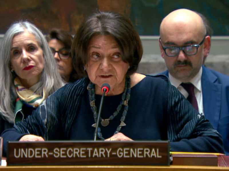 Rosemary DiCarlo, Secrétaire générale adjointe des Nations unies aux affaires politiques et à la consolidation de la paix