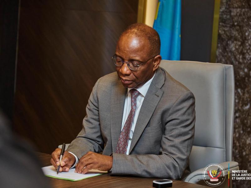 Guillaume Ngefa, ministre de la Justice et Garde des Sceaux en RDC