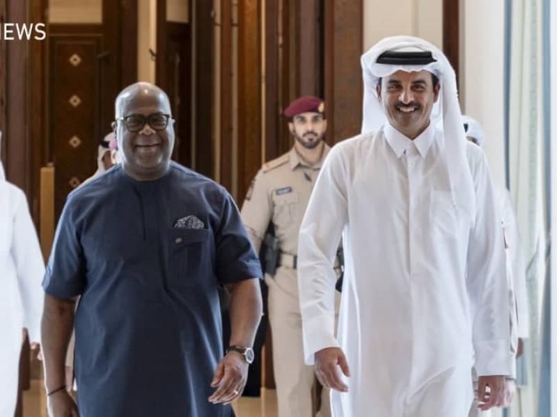 Le Président Félix Tshisekedi reçu par l’Émir du Qatar, Cheikh Tamim Bin Hamad Al Thani [photo d'illustration]