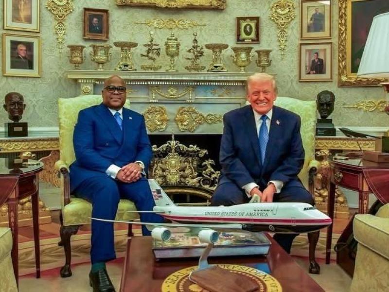 Rencontre entre Félix Tshisekedi et Donald Trump à la Maison Blanche [photo d’illustration]
