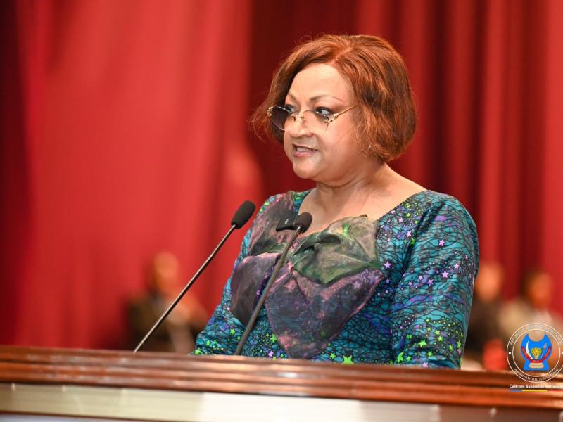 La députée nationale Marie-Claire Kengo Wa Dondo