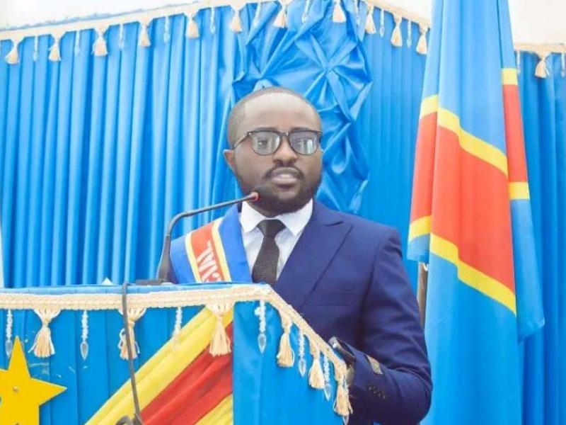Jordan Mugisha Kisembe, président du Parlement des Jeunes du Nord-Kivu
