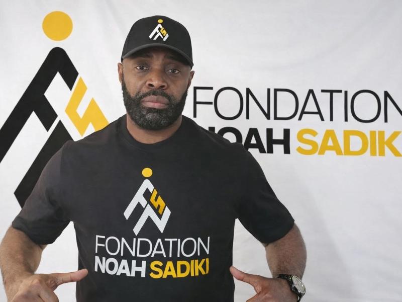 Francis Sadiki, responsable de la fondation "Noah Sadiki"