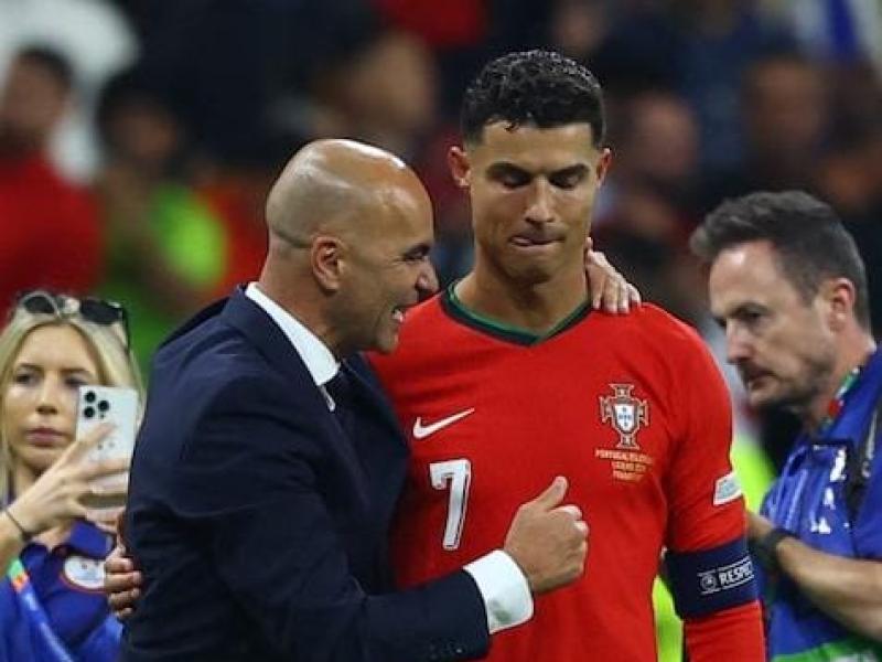 Roberto Martinez et Cristiano Ronaldo. [Photo d'illustration]