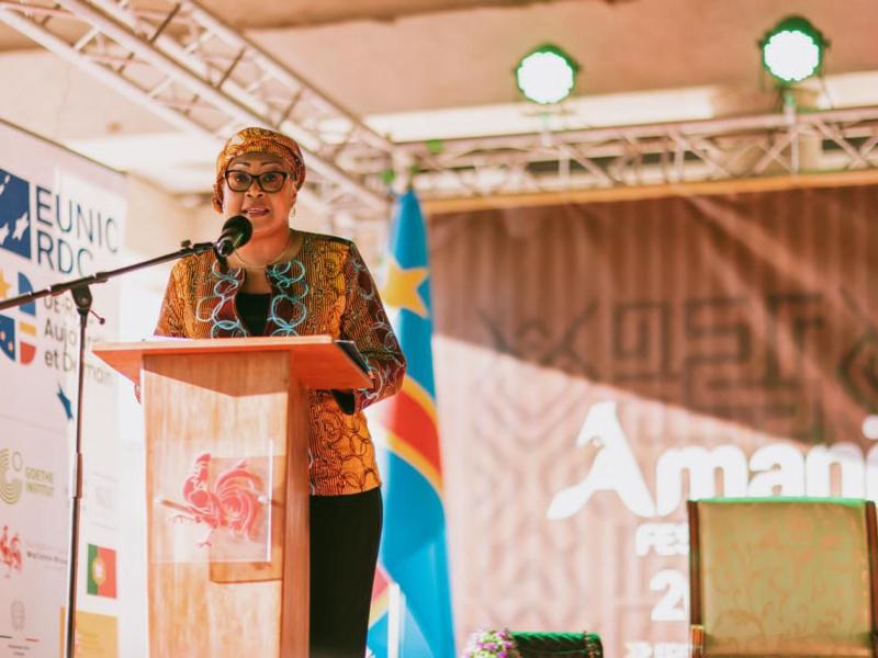 La Première Ministre, Cheffe du Gouvernement de la RDC, Judith Suminwa