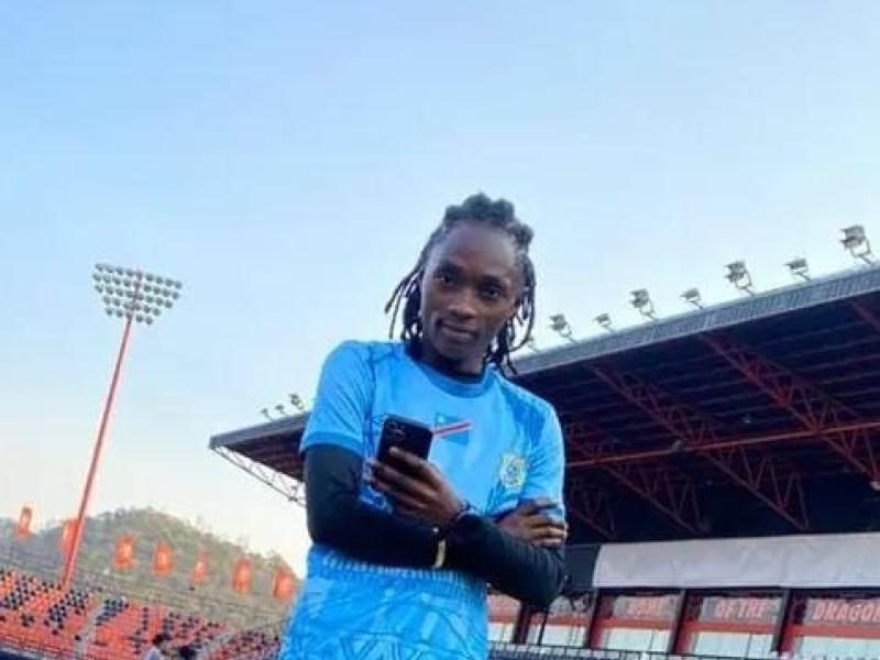 Une joueuse de l'équipe nationale de la RDC au stade de Ratchaburi en Thaïlande. [Photo d'illustration]