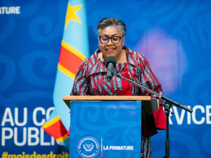 Judith Suminwa,  Première Ministre de la RDC