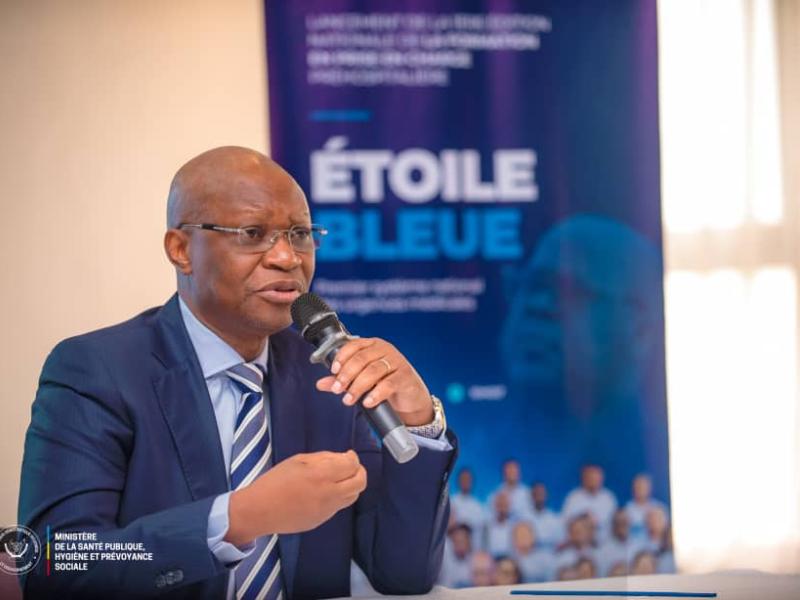 Docteur Roger Kamba, ministre de la Santé, Hygiène et Prévoyance sociale