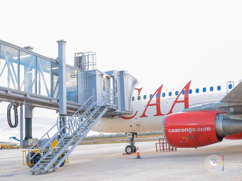 La passerelle à passagers de l'aéroport international de Kolwezi mise en service ce lundi 13 avril 2026