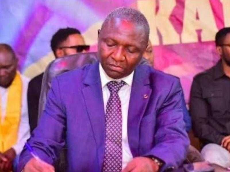 Dunia Kilanga Nyembo, secrétaire national en charge de la mobilisation et de la propagande du PPRD