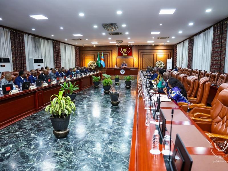 Les membres du gouvernement au cours du conseil des ministres [photo d'illustration]