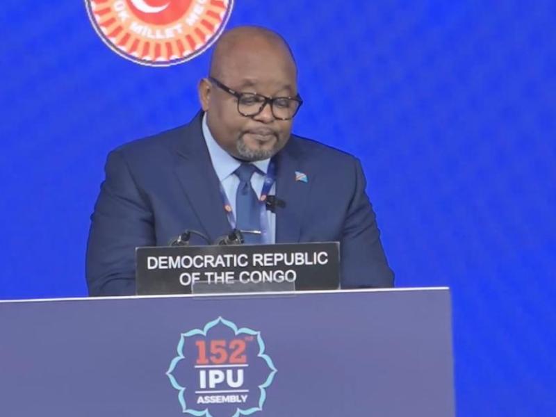 Aimé Boji Sangara,  président de l’Assemblée nationale en RDC