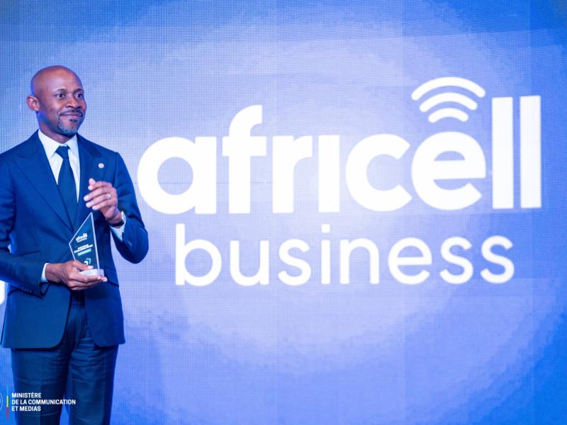 Le ministre de la Communication et Médias Patrick Muyaya lance Africell Business à Kinshasa