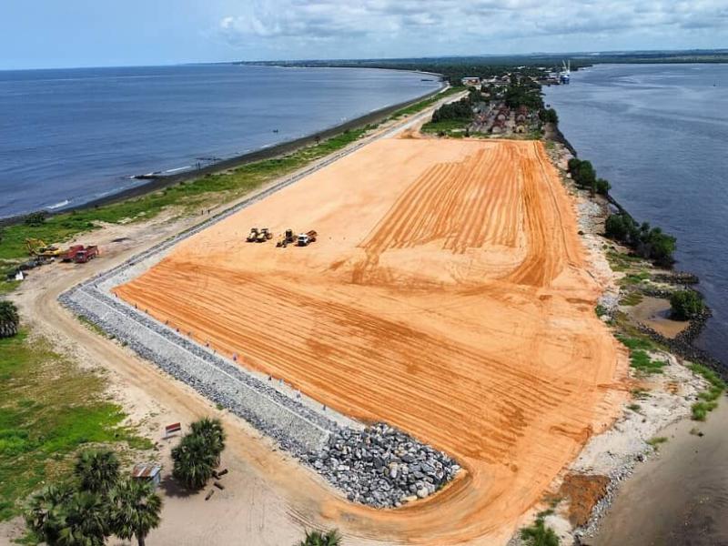 Le port en eau profonde de Banana situé près de la ville de Muanda, sur la façade atlantique de la RDC [photo d'illustration]