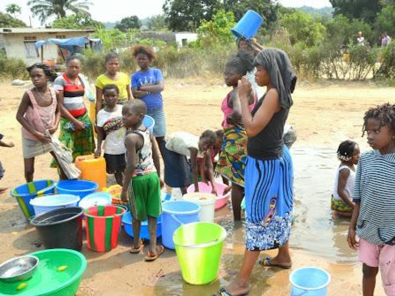 Une pénurie d'eau dans un quartier d'une commune de Kinshasa [photo d'illustration]