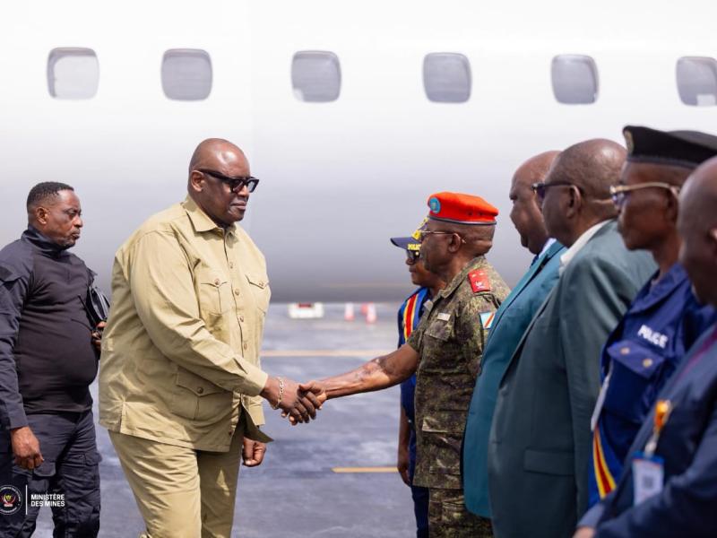 Le Ministre des Mines, Louis Kabamba, arrivé à Bunia [photo d'illustration]