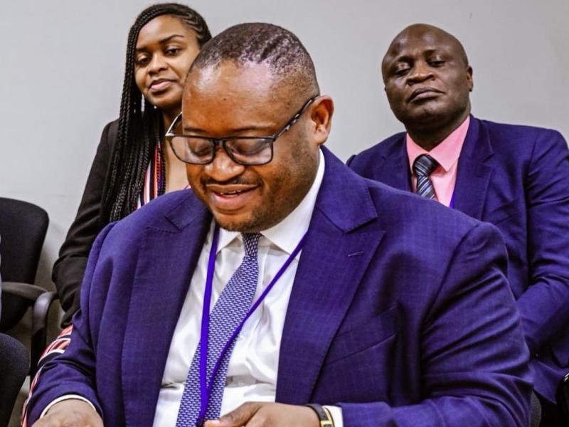 Doudou Fwamba Likunde Li-Botayi,  ministre des Finances en RDC