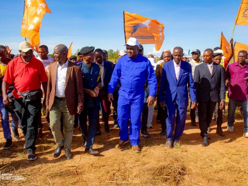 Le ministre de l'Agriculture Muhindo Nzangi dans la province du Haut-Lomami [photo d'illustration]