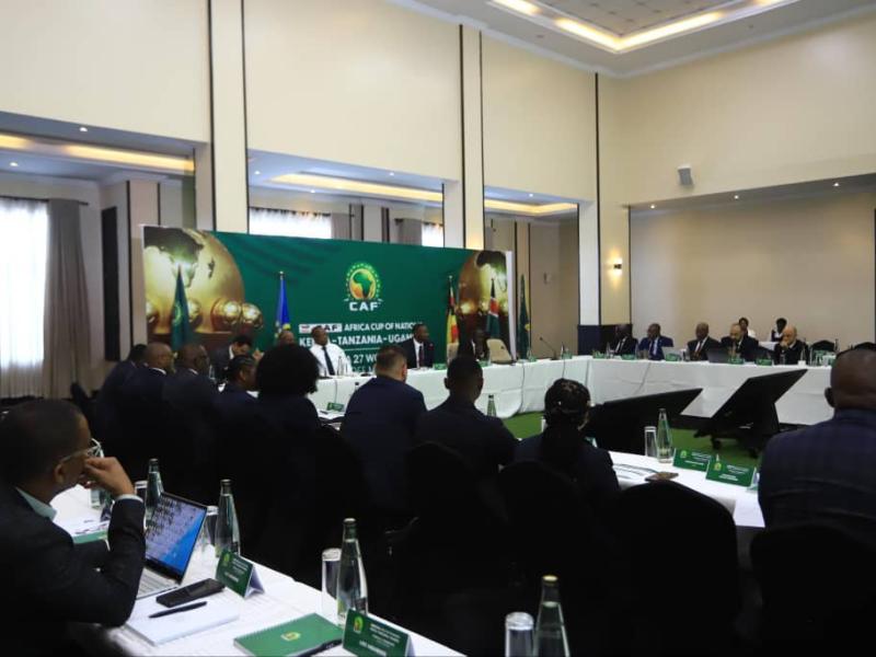 La réunion entre la CAF et les délégations des pays organisateurs de la CAN2027