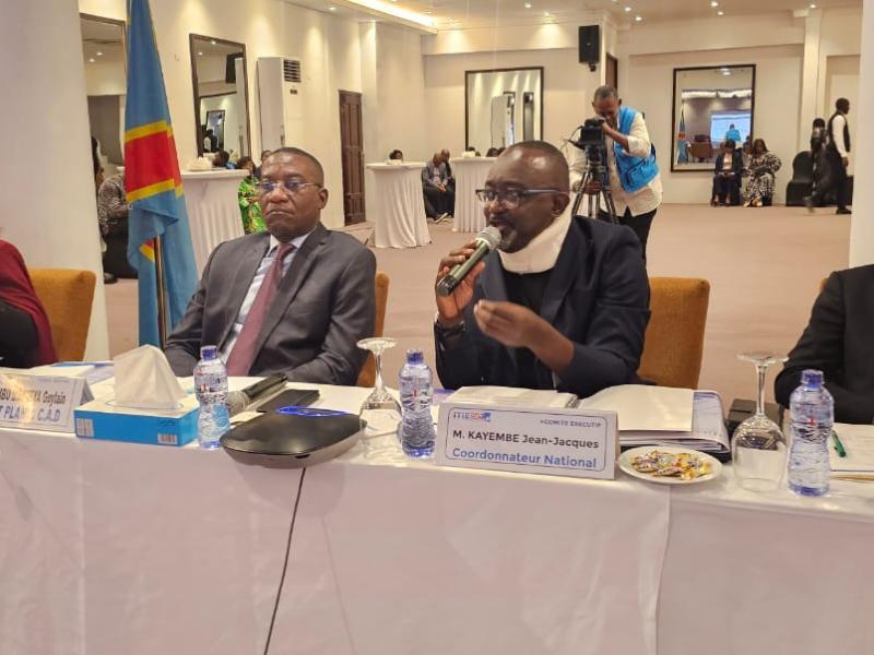 Le ministre du Plan, Guylain Nyembo, lors de la 139ᵉ réunion ordinaire d’évaluation de l’état d’avancement du processus de validation internationale pour octobre 2026